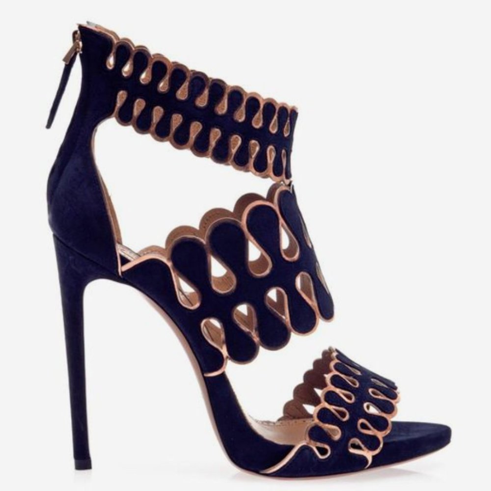 ALAÏA Suede Sandals Size: 8 | IT 38